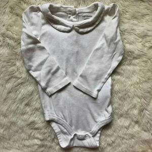 Joe Fresh White Diaper  Shirt Size 12-18 Months